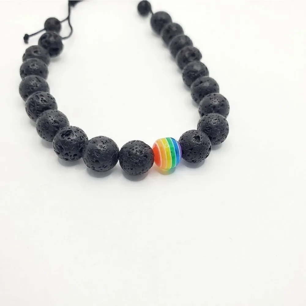 Hand Crafted Adjustable Pride Bracelet